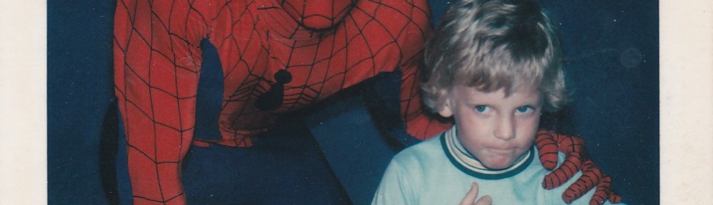 Me and Spider-Man at Six Flags in 1979.